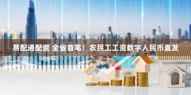易配通配资 全省首笔！农民工工资数字人民币直发